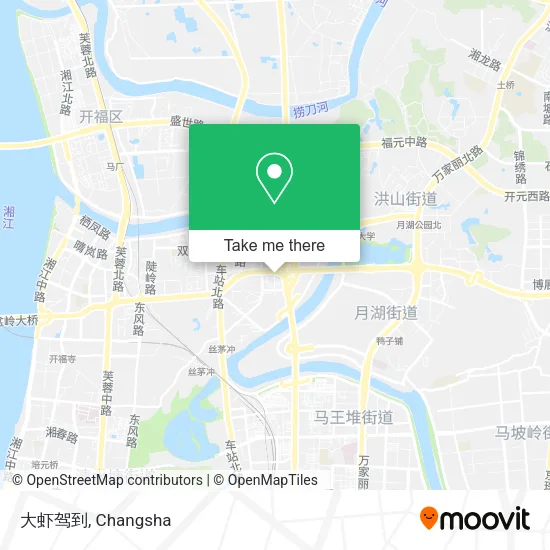 大虾驾到 map