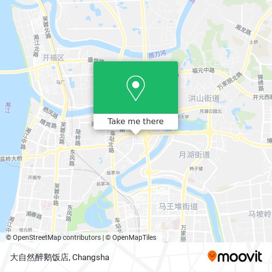 大自然醉鹅饭店 map