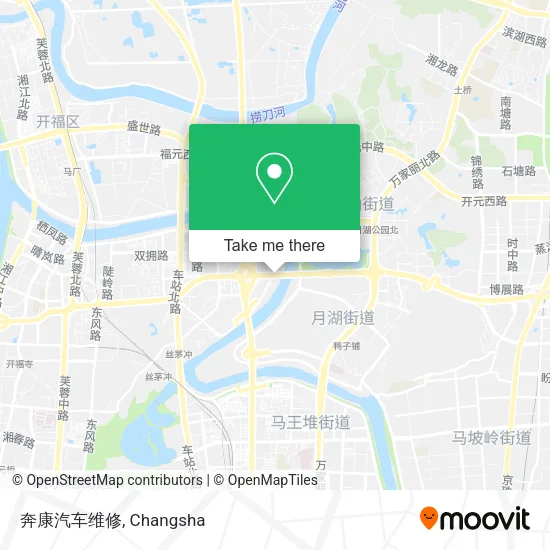 奔康汽车维修 map