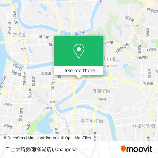 千金大药房(雅雀湖店) map
