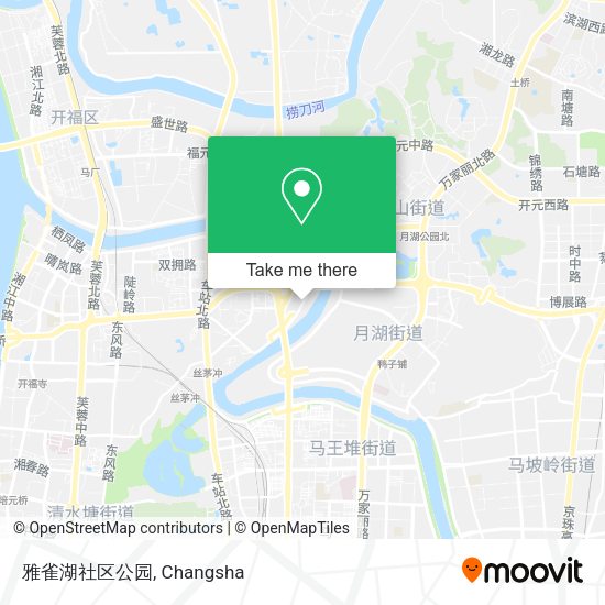 雅雀湖社区公园 map