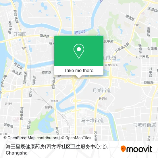 海王星辰健康药房(四方坪社区卫生服务中心北) map