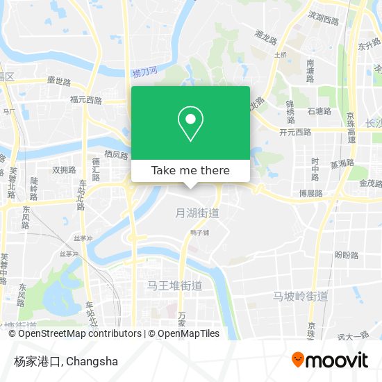 杨家港口 map