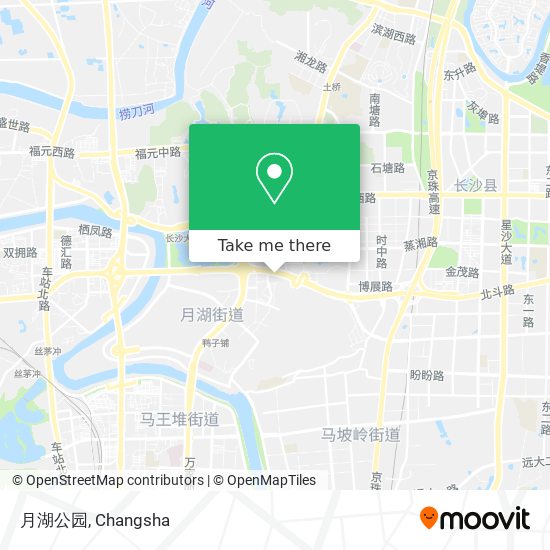月湖公园 map
