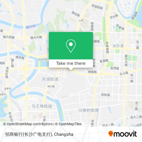 招商银行(长沙广电支行) map