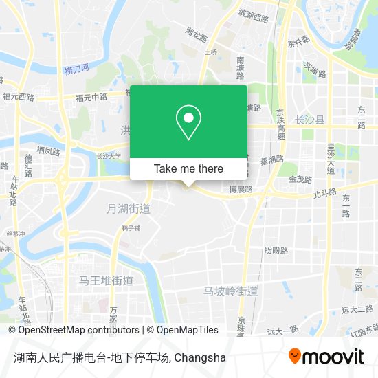 湖南人民广播电台-地下停车场 map