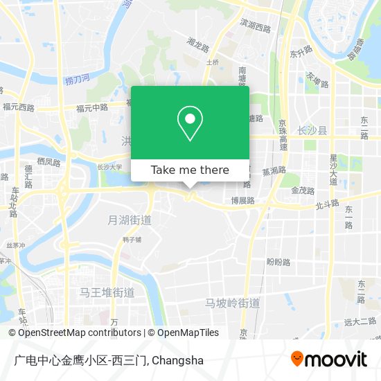 广电中心金鹰小区-西三门 map