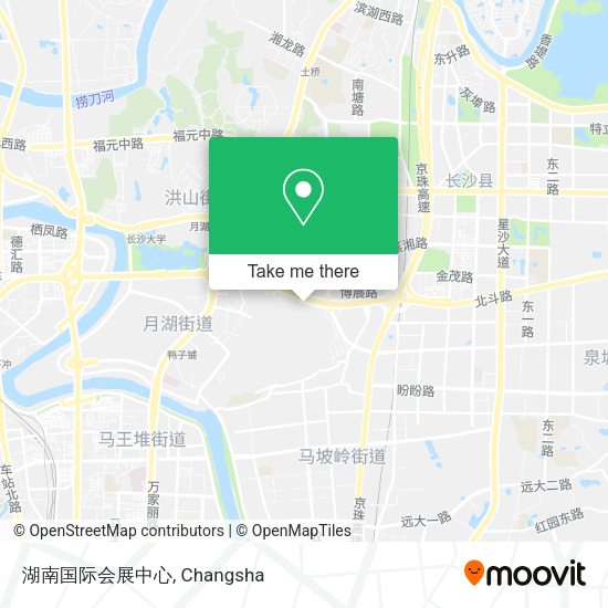 湖南国际会展中心 map
