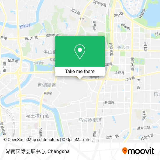 湖南国际会展中心 map