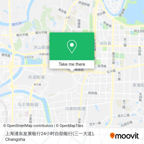 上海浦东发展银行24小时自助银行(三一大道) map
