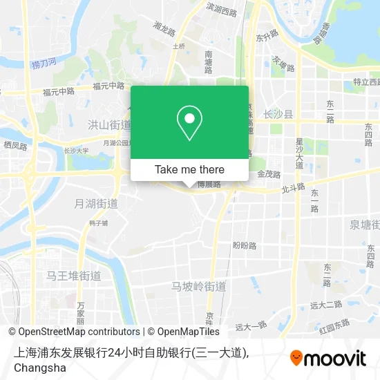 上海浦东发展银行24小时自助银行(三一大道) map