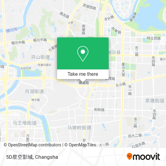5D星空影城 map