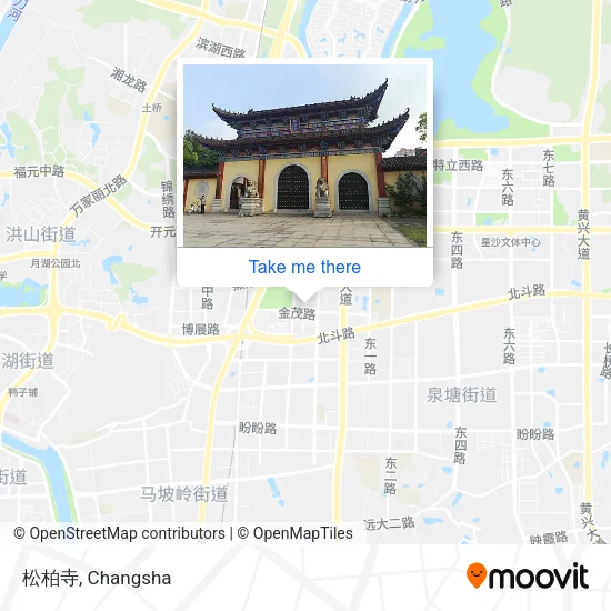 松柏寺 map