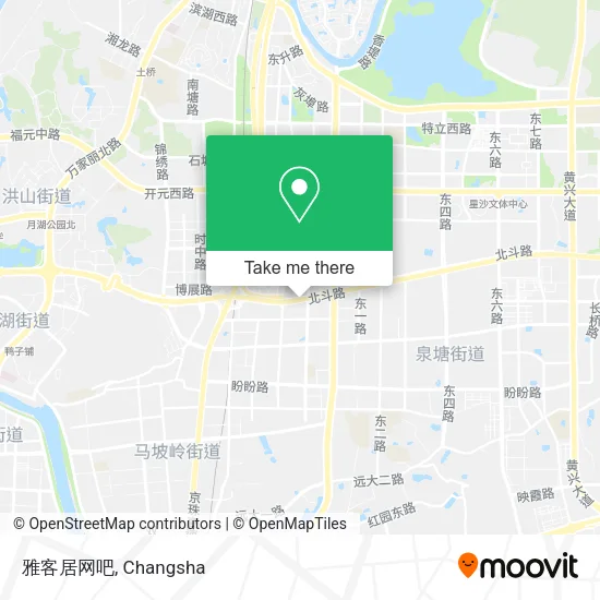 雅客居网吧 map