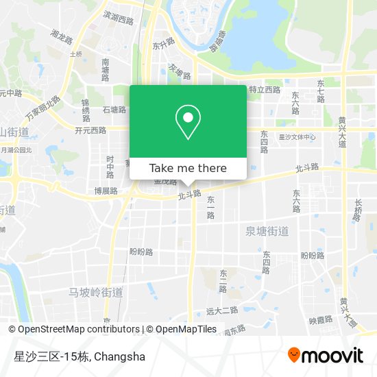 星沙三区-15栋 map
