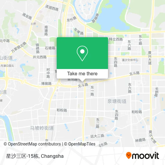 星沙三区-15栋 map