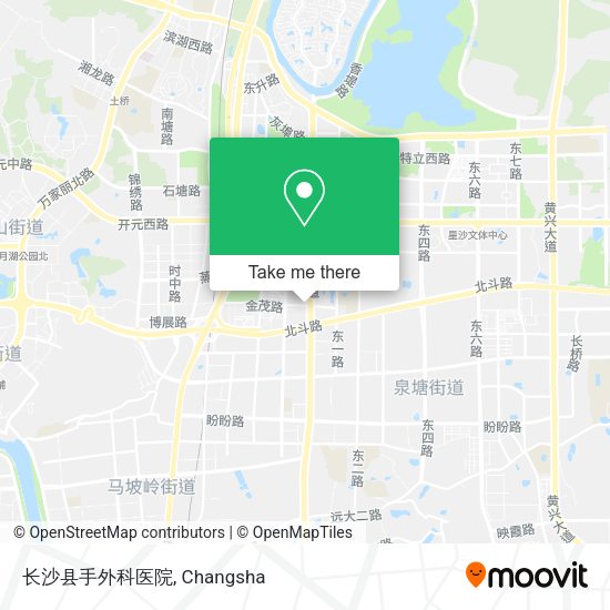 长沙县手外科医院 map
