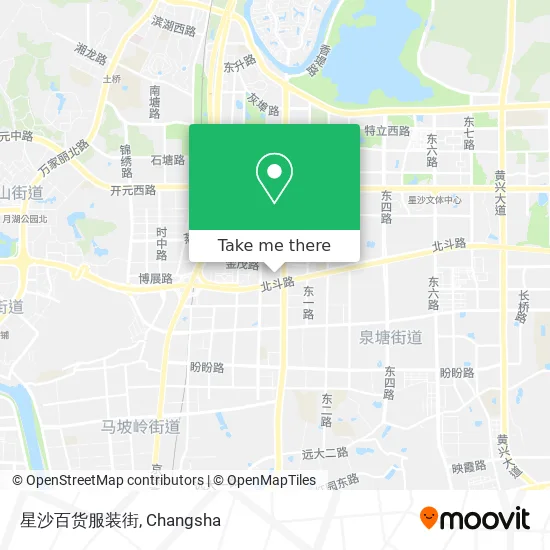星沙百货服装街 map
