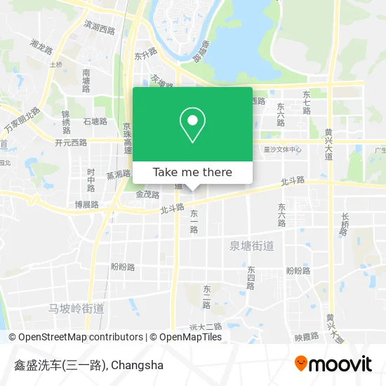 鑫盛洗车(三一路) map
