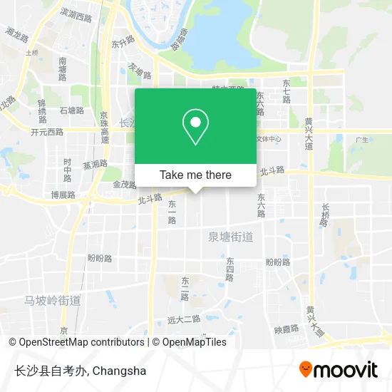 长沙县自考办 map