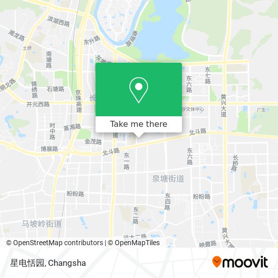星电恬园 map