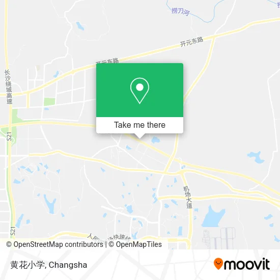 黄花小学 map