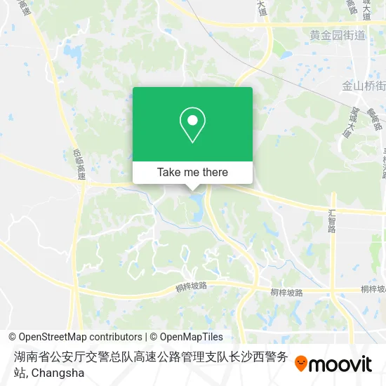 湖南省公安厅交警总队高速公路管理支队长沙西警务站 map