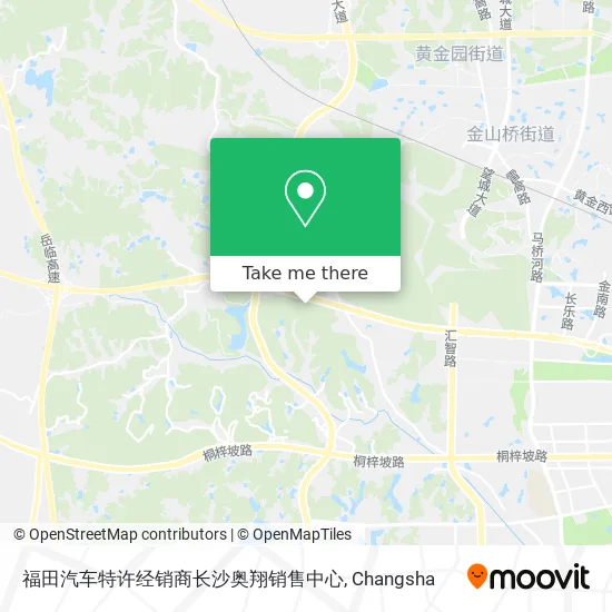 福田汽车特许经销商长沙奥翔销售中心 map