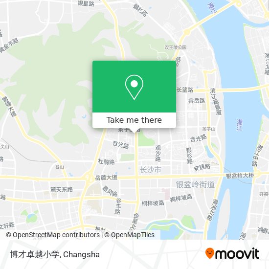 博才卓越小学 map