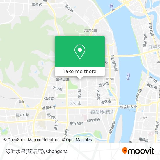 绿叶水果(双语店) map