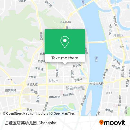 岳麓区培英幼儿园 map