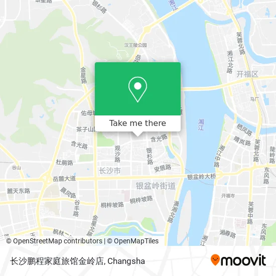 长沙鹏程家庭旅馆金岭店 map