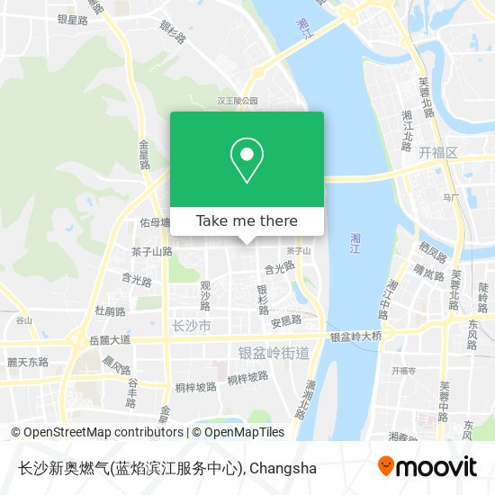 长沙新奥燃气(蓝焰滨江服务中心) map