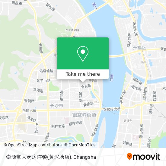 崇源堂大药房连锁(黄泥塘店) map