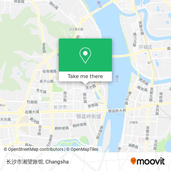 长沙市湘望旅馆 map