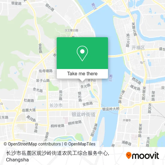 长沙市岳麓区观沙岭街道农民工综合服务中心 map