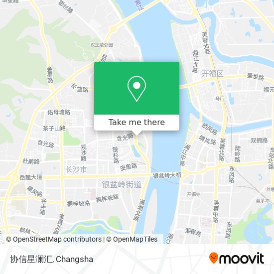 协信星澜汇 map