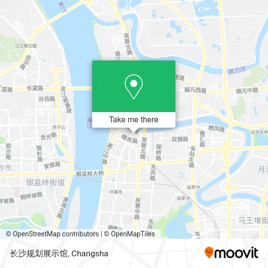 长沙规划展示馆 map