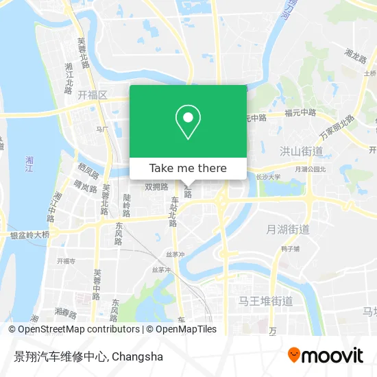 景翔汽车维修中心 map