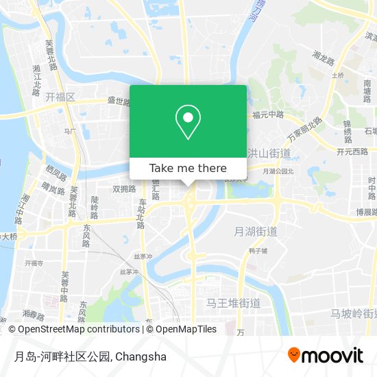 月岛-河畔社区公园 map