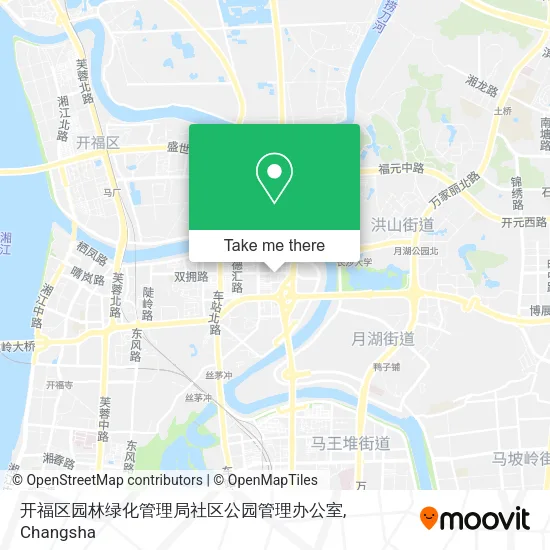 开福区园林绿化管理局社区公园管理办公室 map