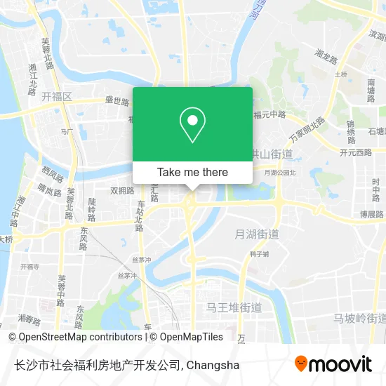 长沙市社会福利房地产开发公司 map