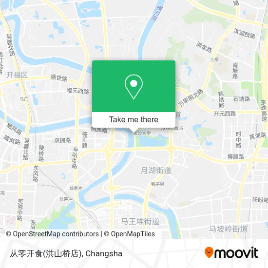 从零开食(洪山桥店) map