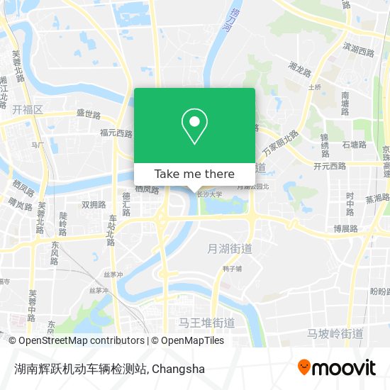 湖南辉跃机动车辆检测站 map