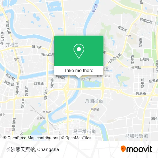 长沙馨天宾馆 map