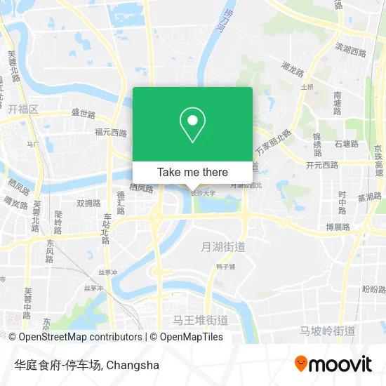 华庭食府-停车场 map