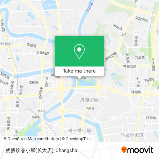 奶熊饮品小屋(长大店) map
