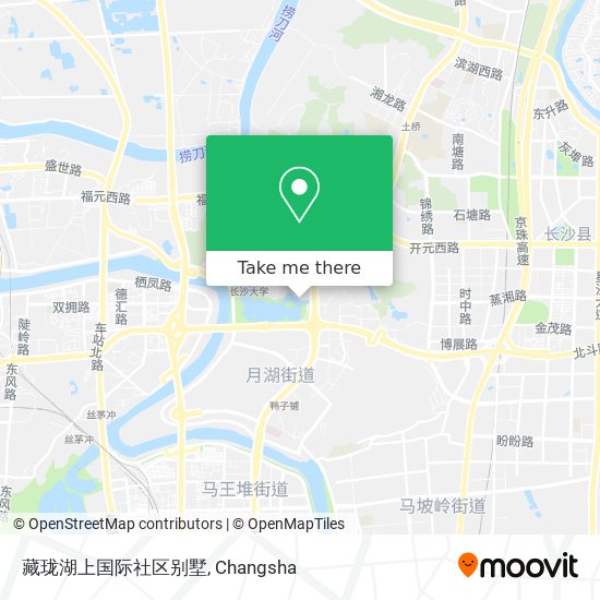 藏珑湖上国际社区别墅 map