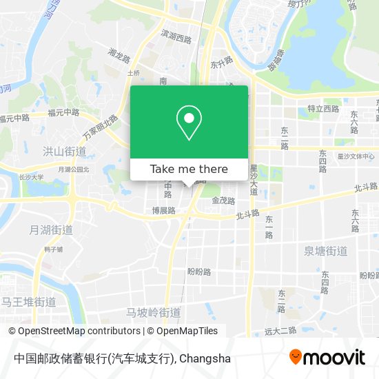 中国邮政储蓄银行(汽车城支行) map