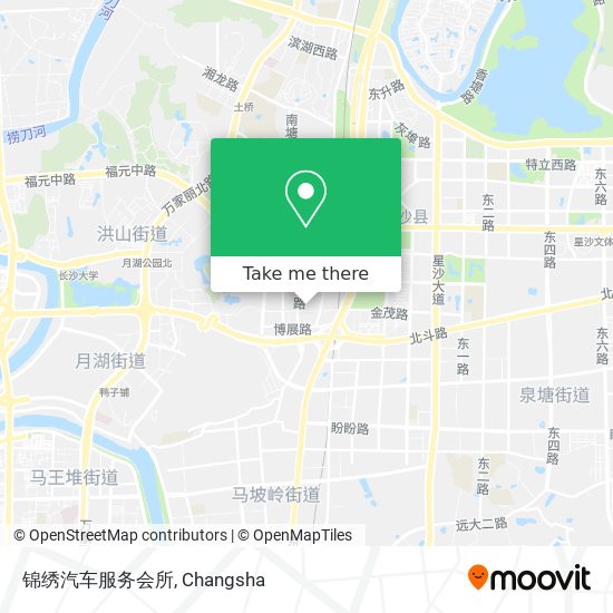 锦绣汽车服务会所 map